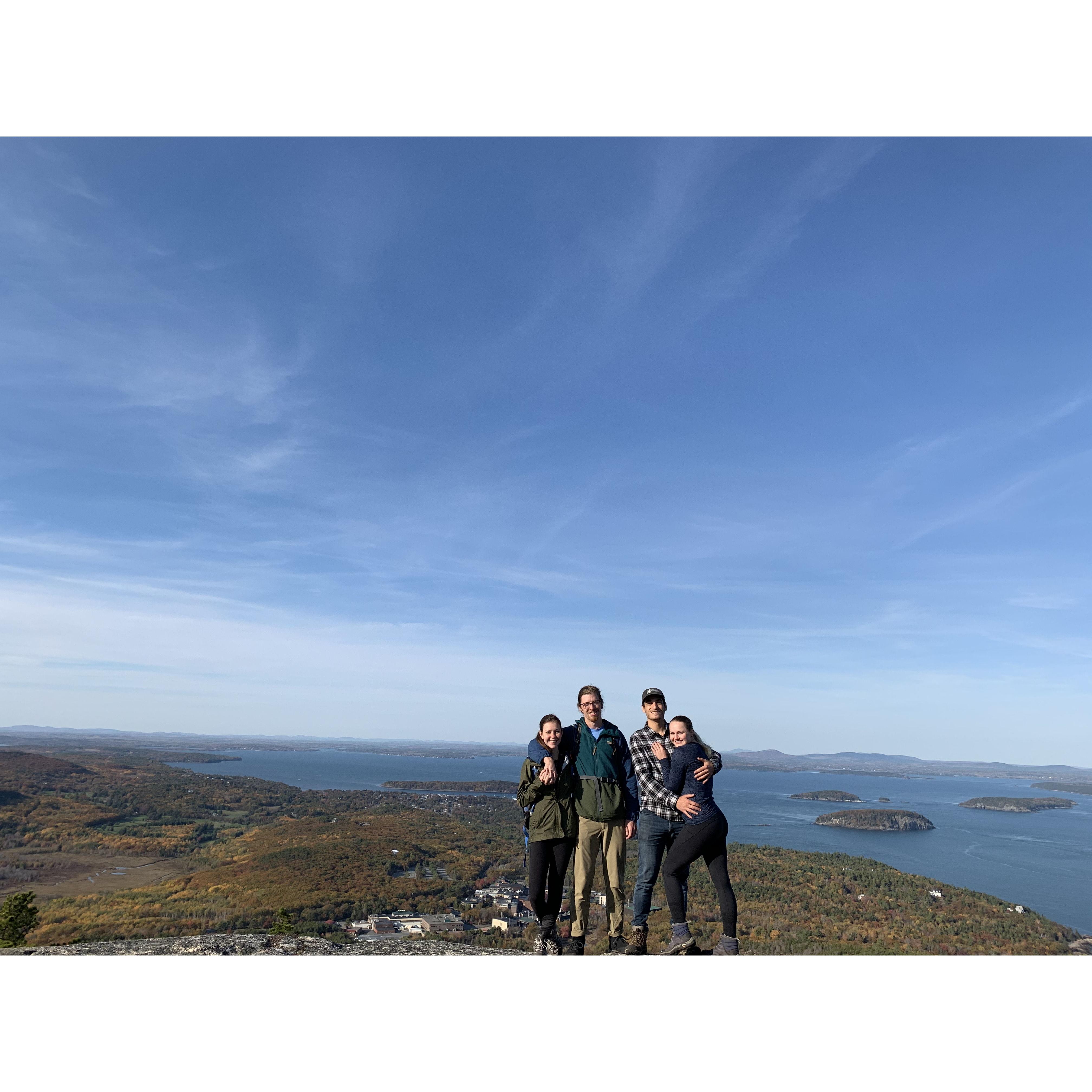 Hiking in Acadia National Park with our good friends/ October 18th, 2020