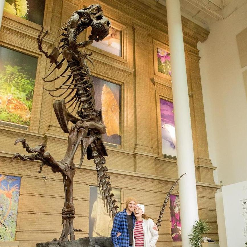 Right after the proposal at the museum.
