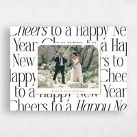 Black Holiday Card - Bluestone