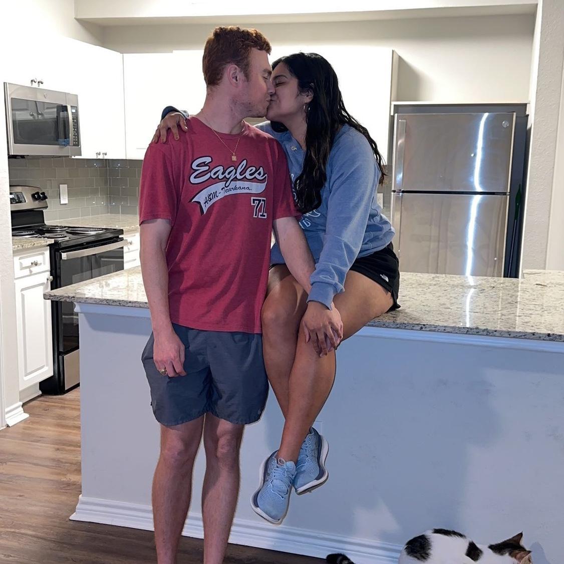 December 2023 
Jack, Aimee, Princess Milk, and Hingito saying goodbye to their first apartment together