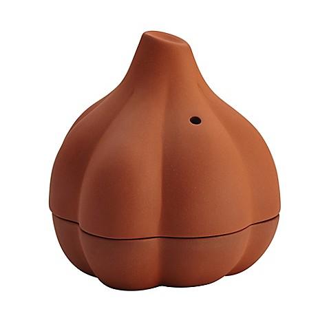 Rachael Ray™ Stoneware Covered Garlic Roaster in Terra Cotta