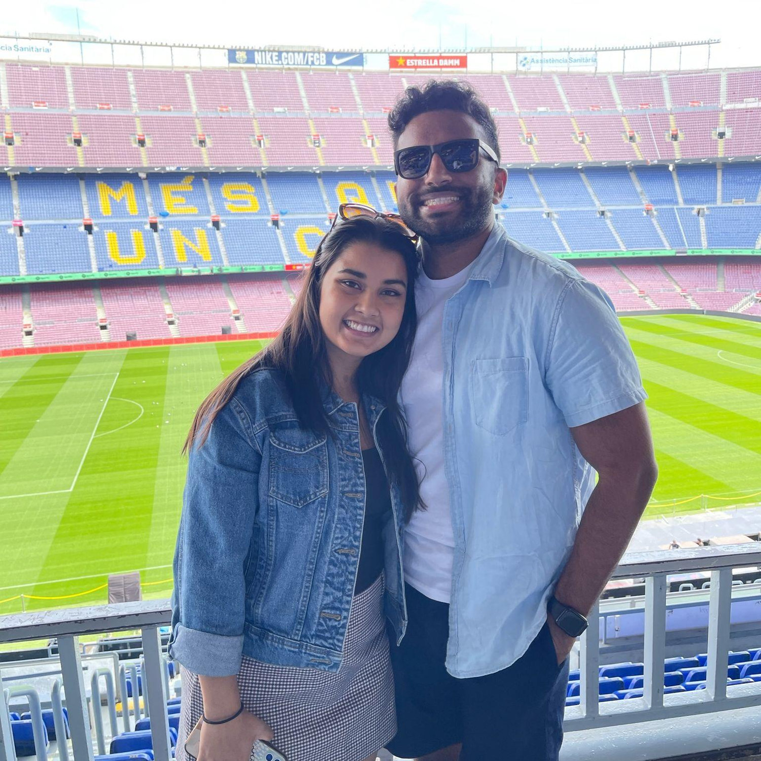 Tour of the Barcelona futbol stadium