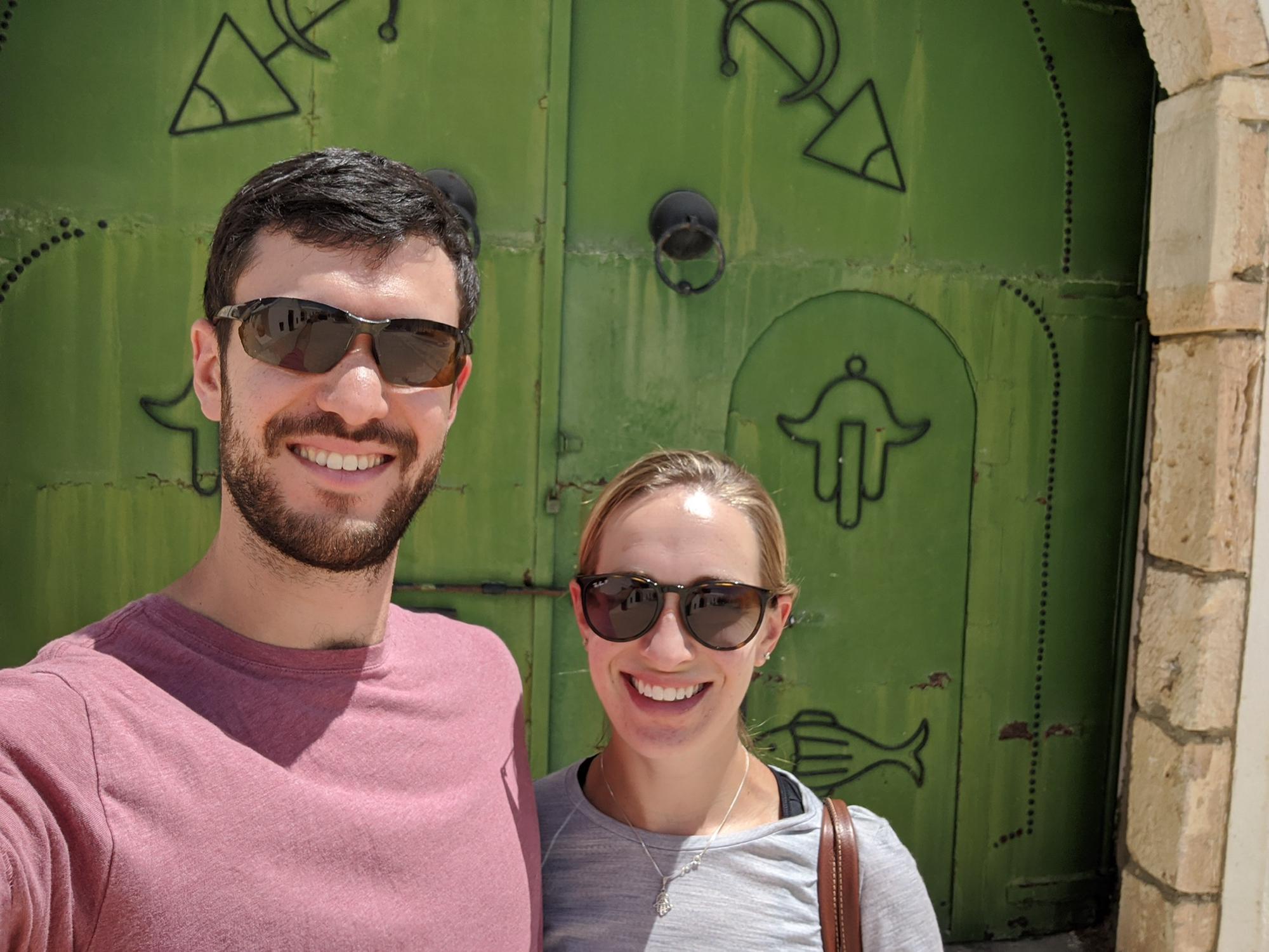 Tunisia is known for intricate wooden doors - this was one of the prettiest we came across! Note the Hamsa (symmetrical hand) a sign of good luck