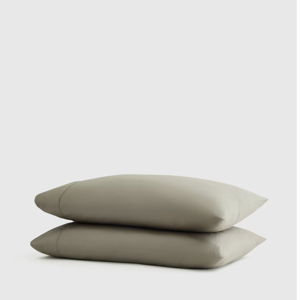 Signature Giza Cotton Sateen Pillowcase Set - Dried Sage King