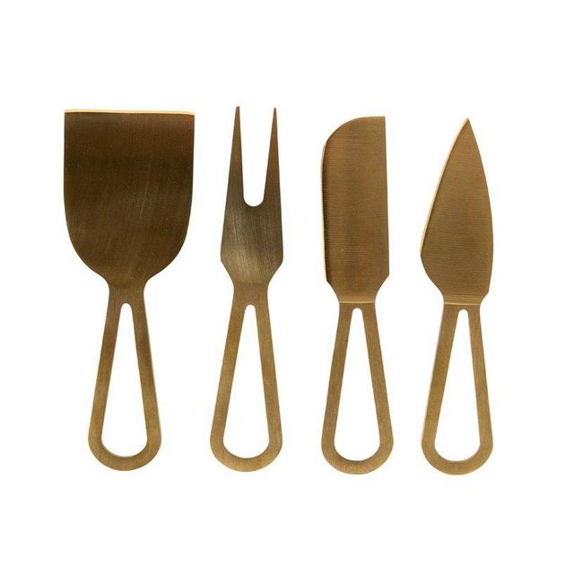 Golden Charcuterie Knife Set
