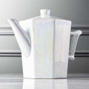 Pearl Reactive Luster Teapot