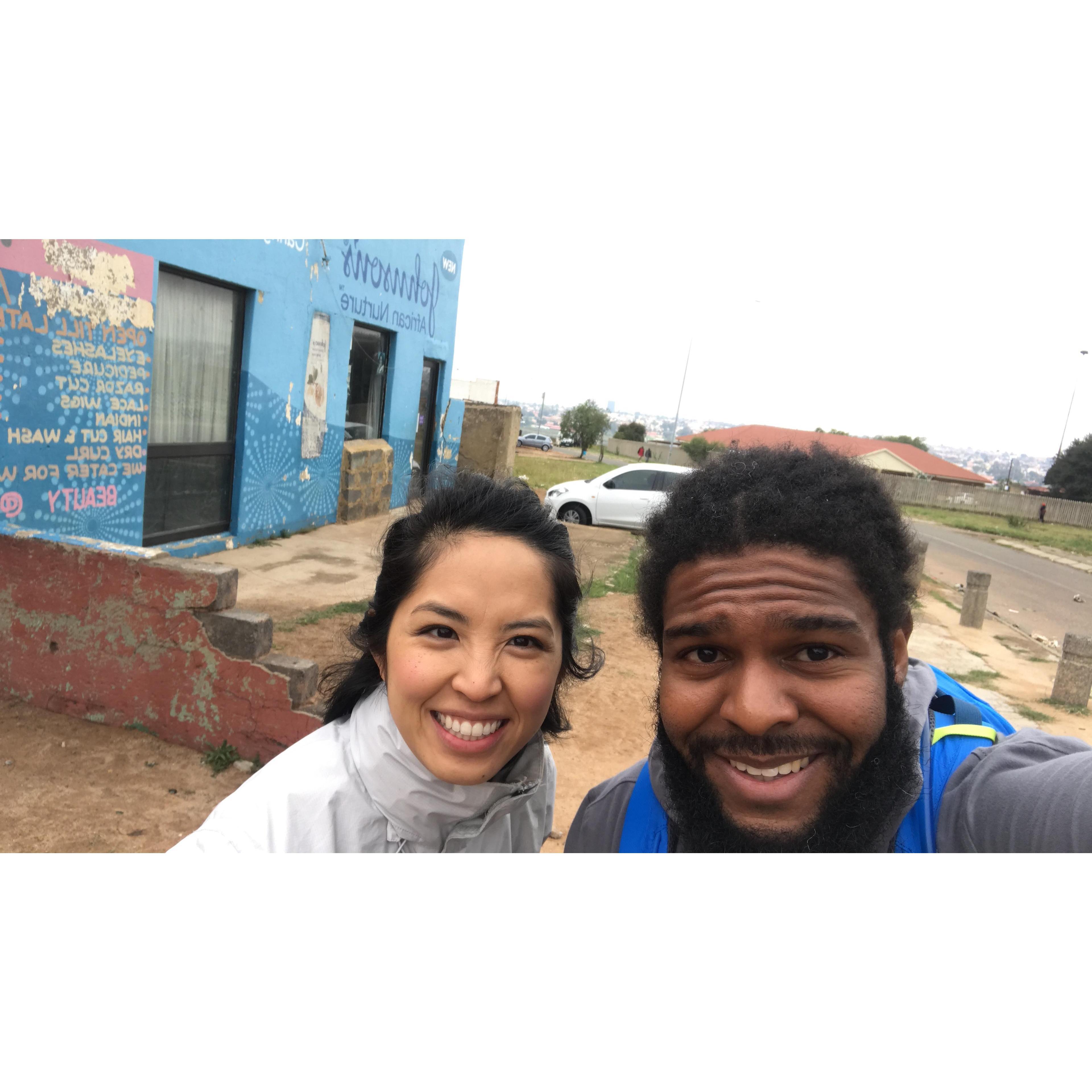 Biking in Soweto, ZA