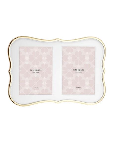 kate spade new york - crown point double invitation picture frame