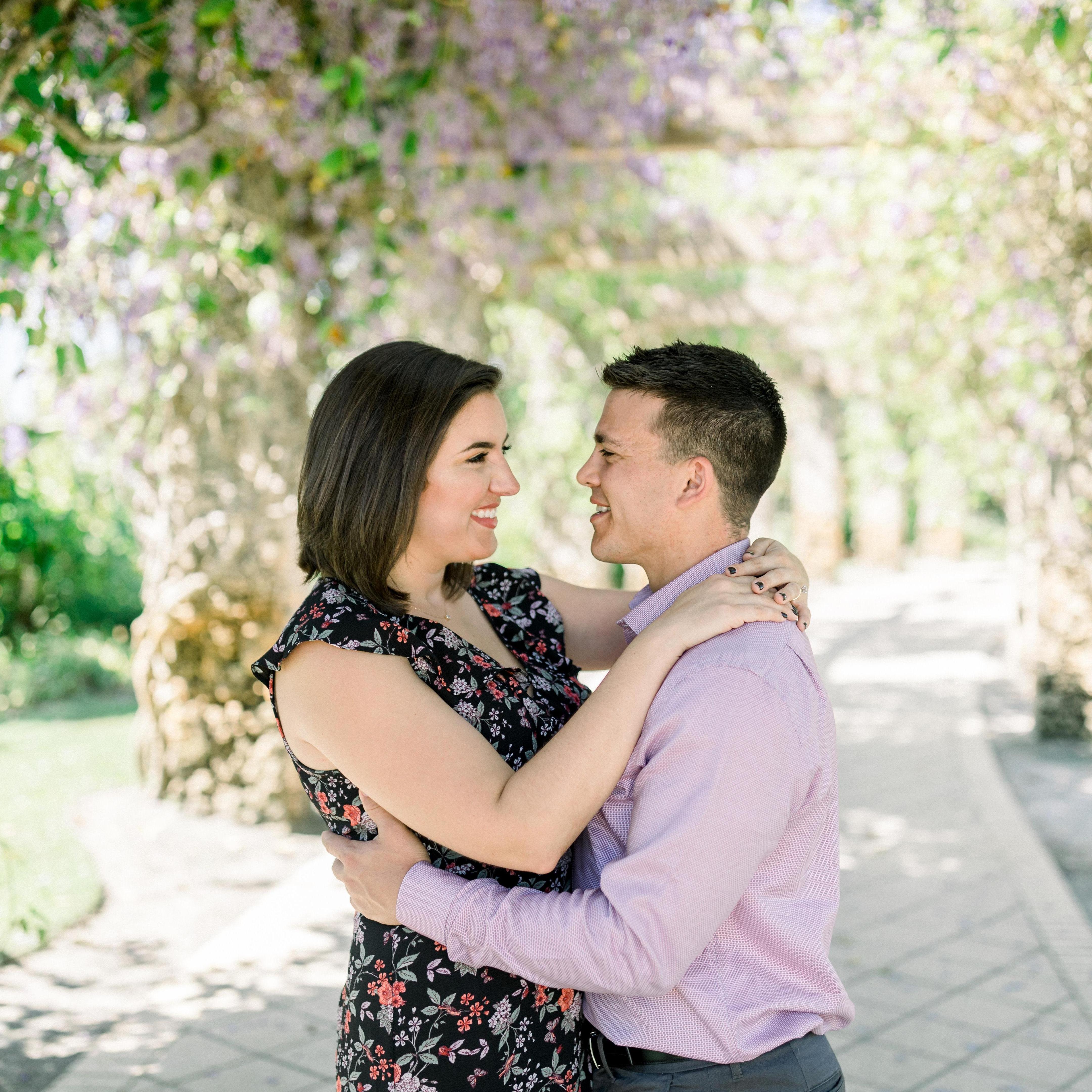 Engagement Photo Session at the Naples Botanical Garden