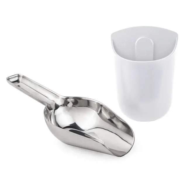 GE Appliances Opal Ice Scoop with Magnetic Scoop Holder White