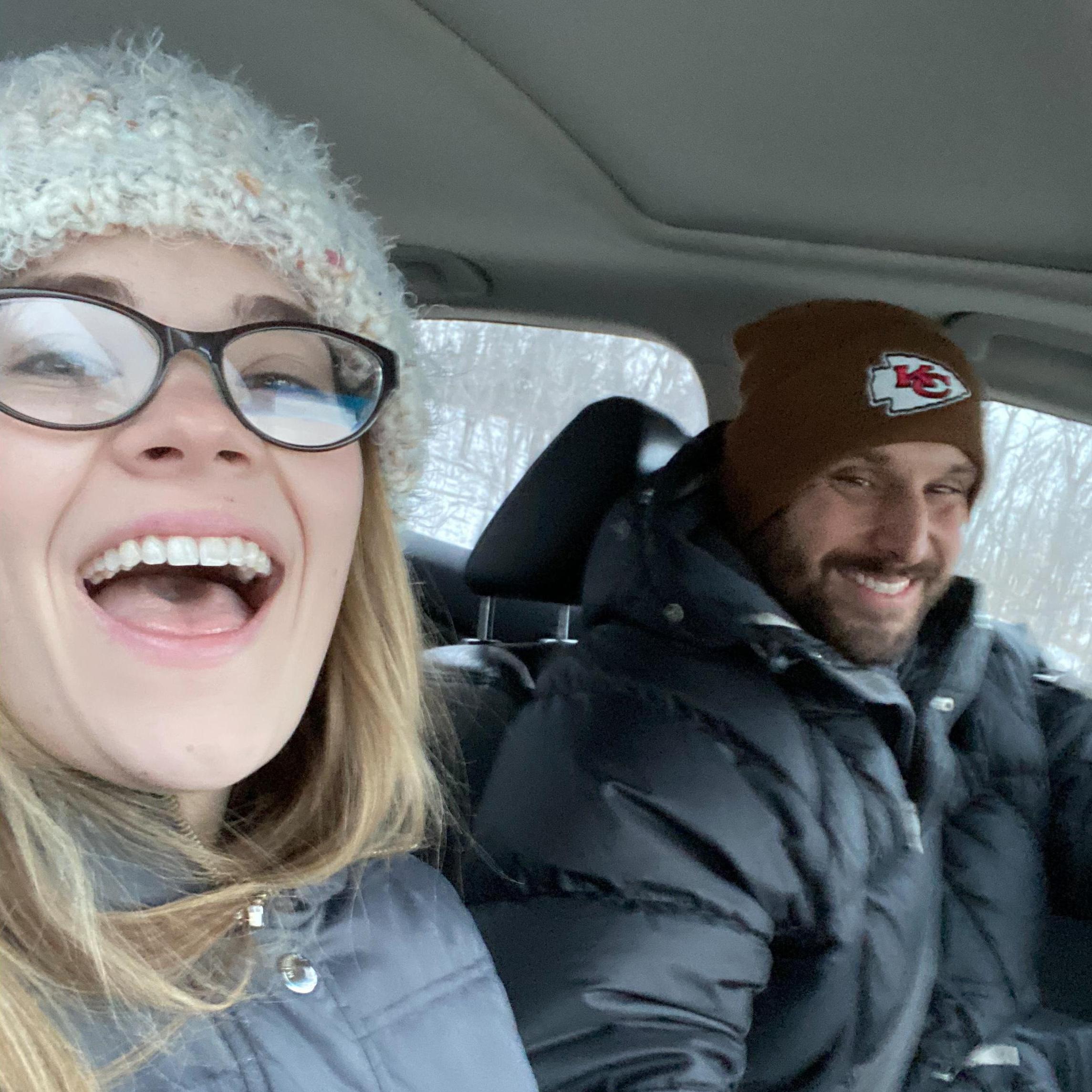 Surviving sub zero temps during my first visit to Kansas!