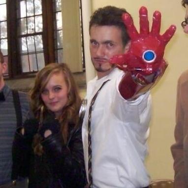 '12 Wind Ensemble Halloween concert as Black Widow and Iron Man