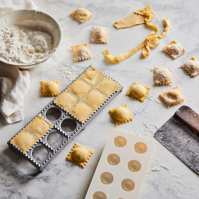 Ravioli Maker With Wood Roller