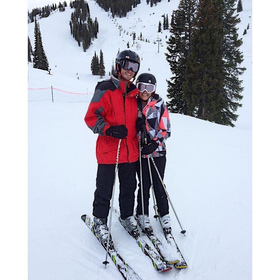 Max's first time skiing in Utah
