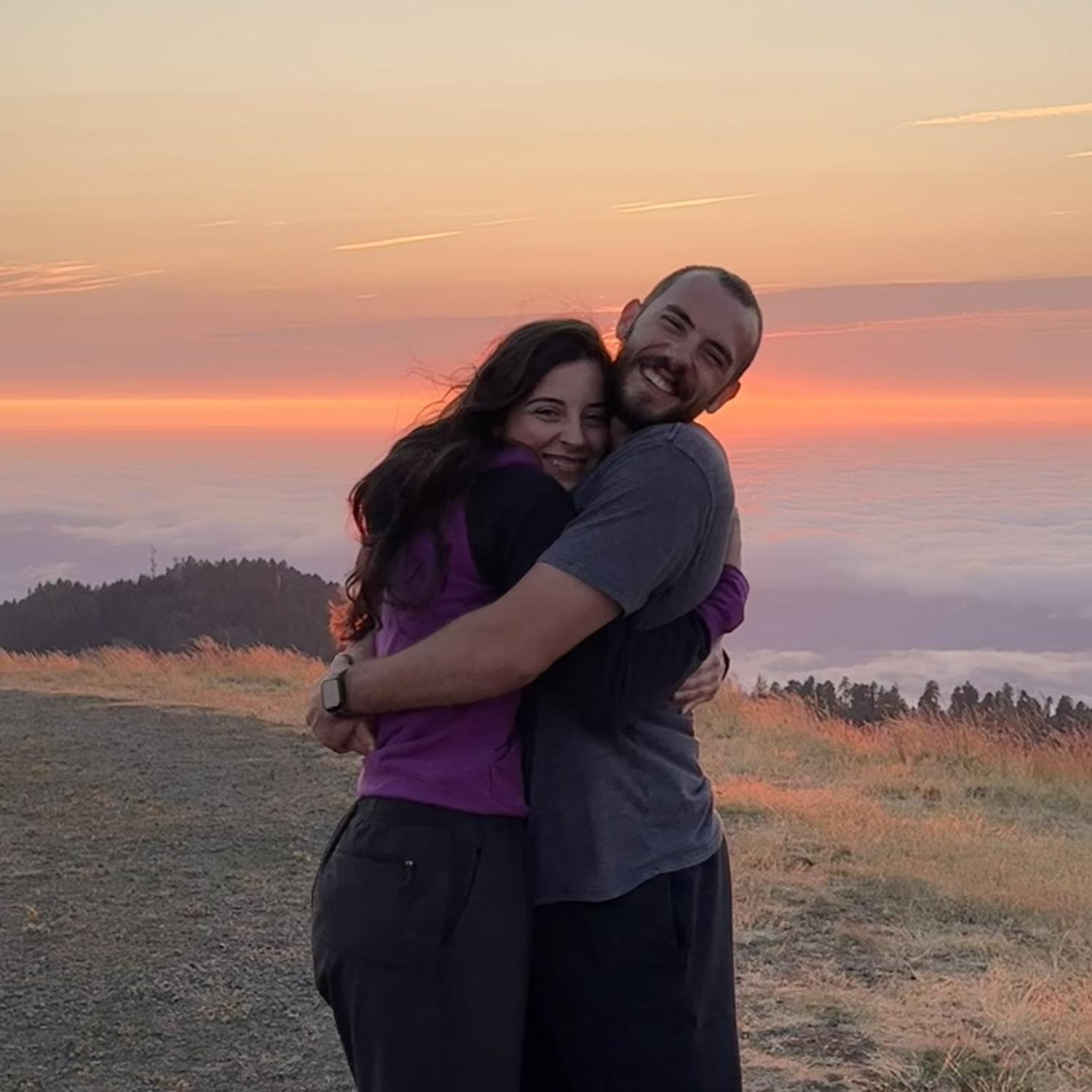 Sunset together at Mary’s Peak with friends 🧡