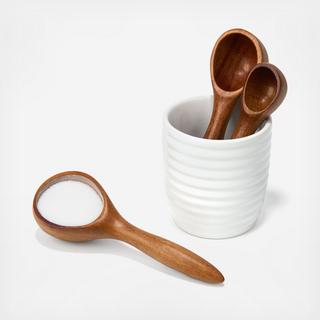 Tom Papa Breaking Bread 3-Piece Measuring Spoon & Canister Set