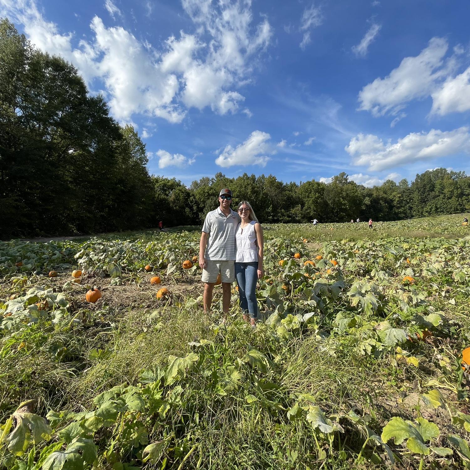 First pumpkin patch pickinā!
10.02.2021