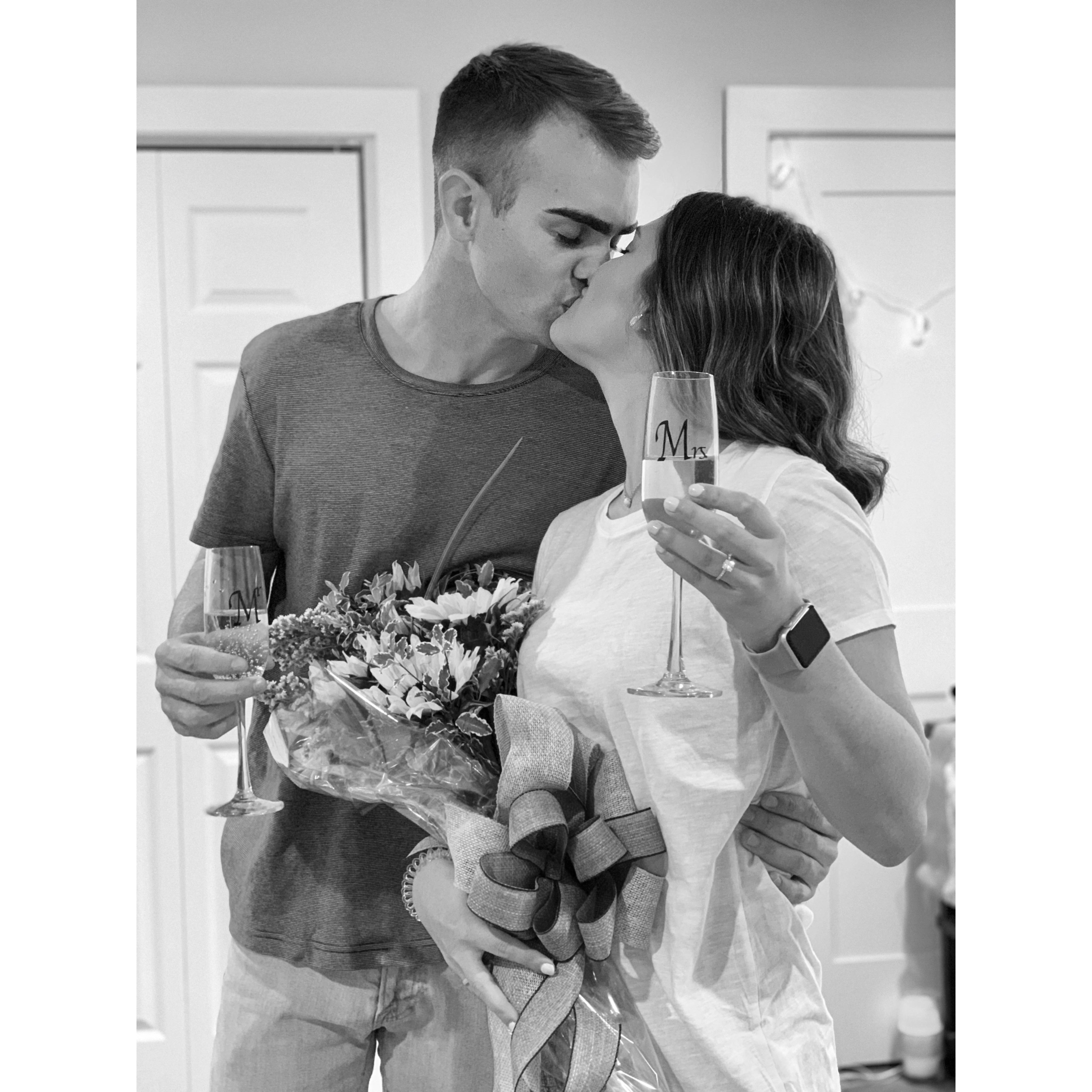Mr. & Mrs. Herrington has a great ring to it!