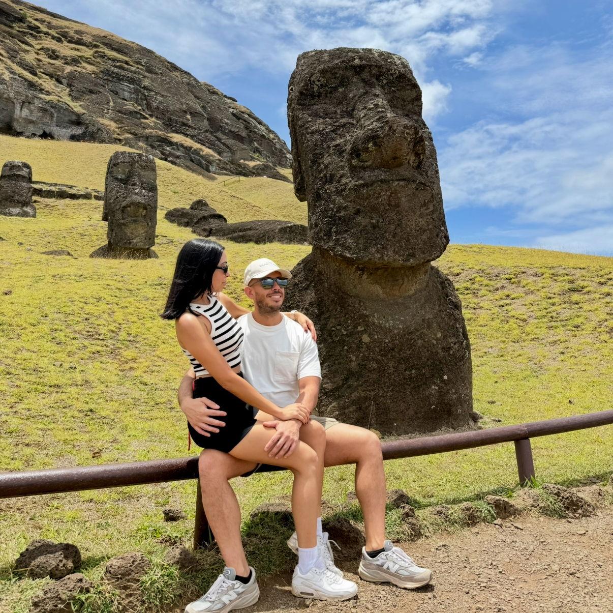 They went to Chile to celebrate their engagement. November, 2025
