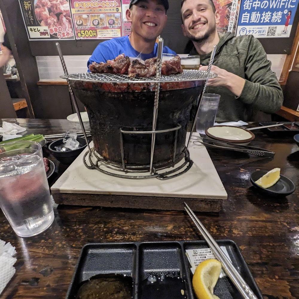 We can smell the grilled meats through this photo. We are also salivating.