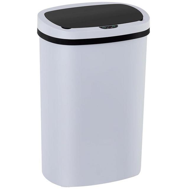 Kitchen Trash Can with Lid, 13 Gallon Automatic Garbage Can for Bathroom Bedroom Home Office 50 Liter Touch Free High-Capacity Brushed Waste Bin