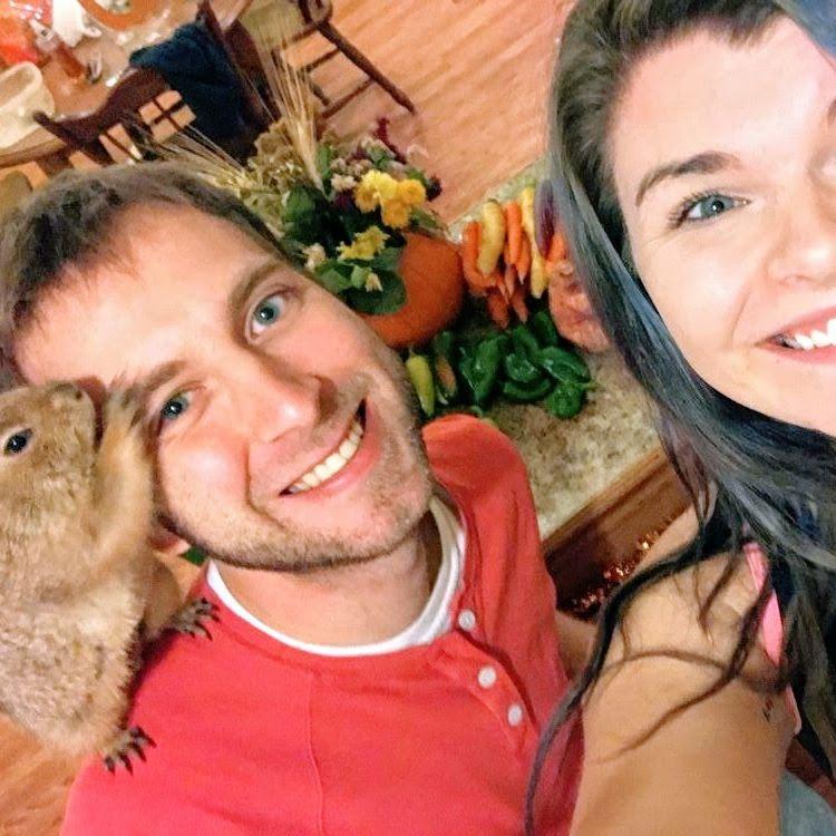 Our first pet, Ollie the prairie dog, 2018