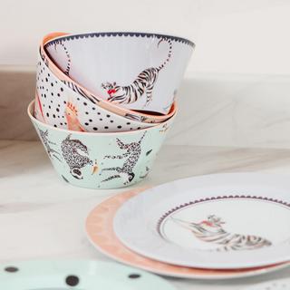 Safari Picnic Melamine Bowl, Set of 4