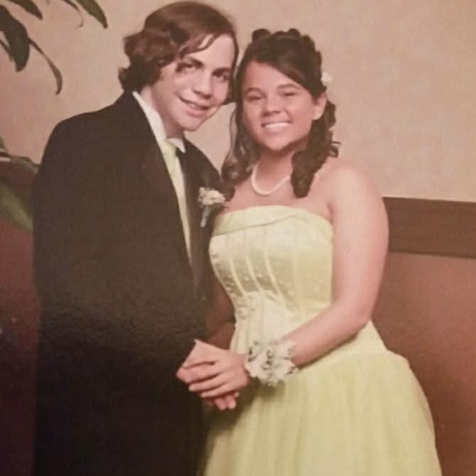 Warren Mott High School Senior Prom - May 31, 2008. 9 years before we began dating, we attended the prom together as friends in high school.