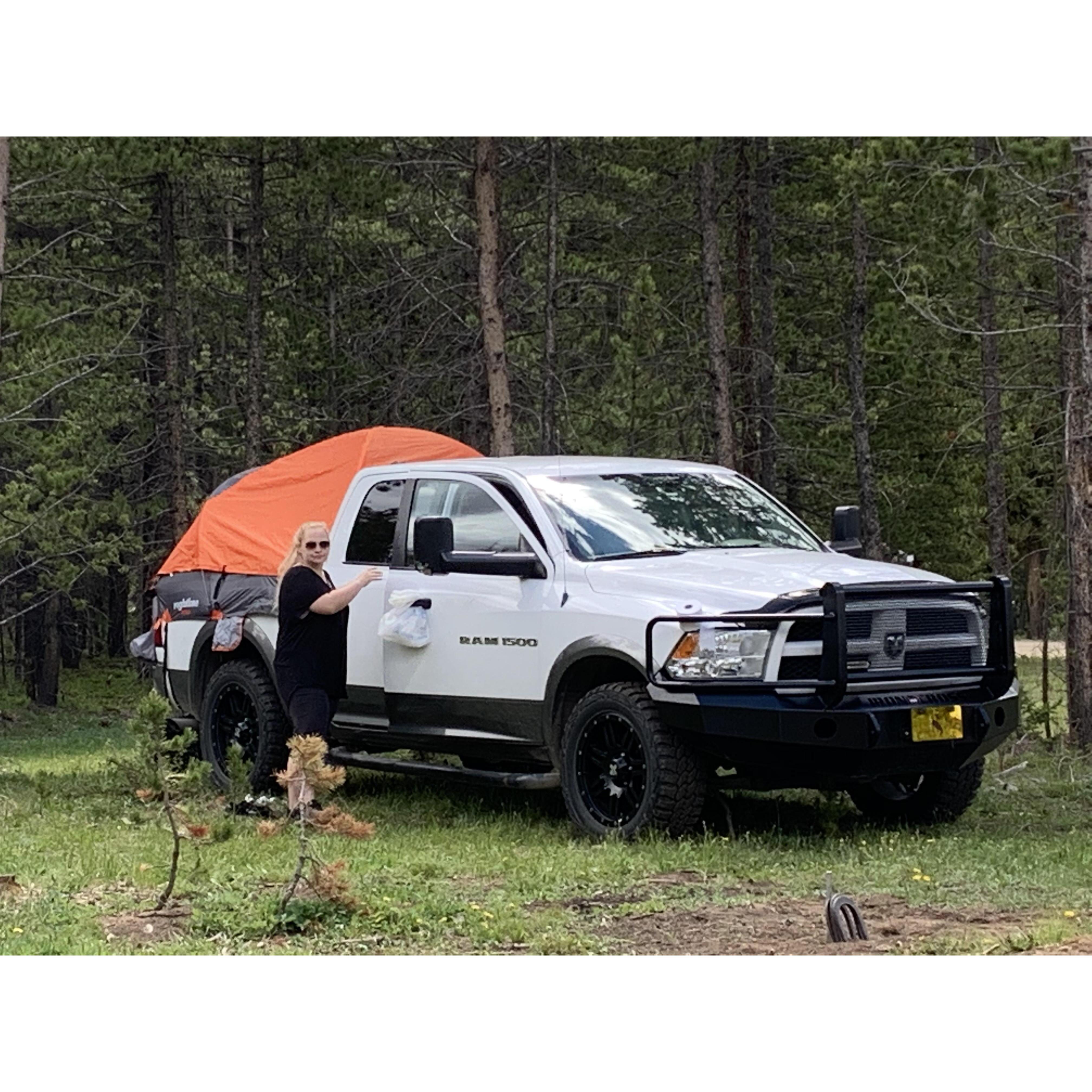 Our first camping trip together