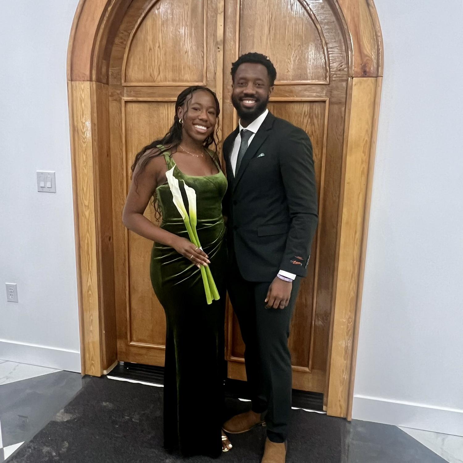 Our first wedding together!