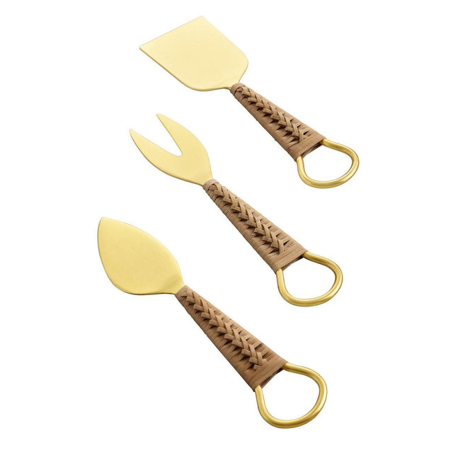 GAURI KOHLI Helsinki Cheese Knives, Set of 3
