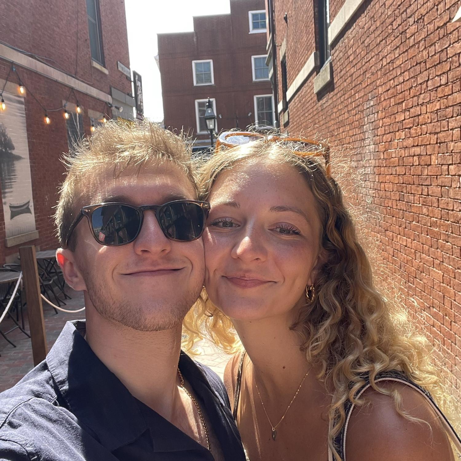 Celebrating one year of dating in Portsmouth