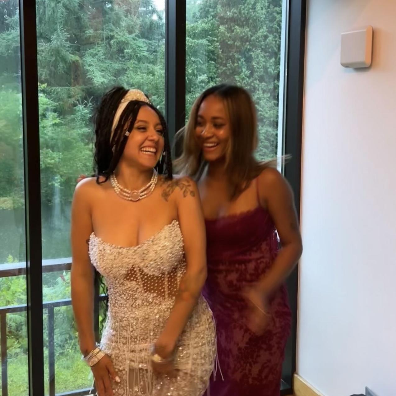 Aliyah and her Cousin Amelya (bridesmaid)