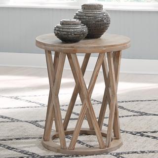 Glasslore Round End Table