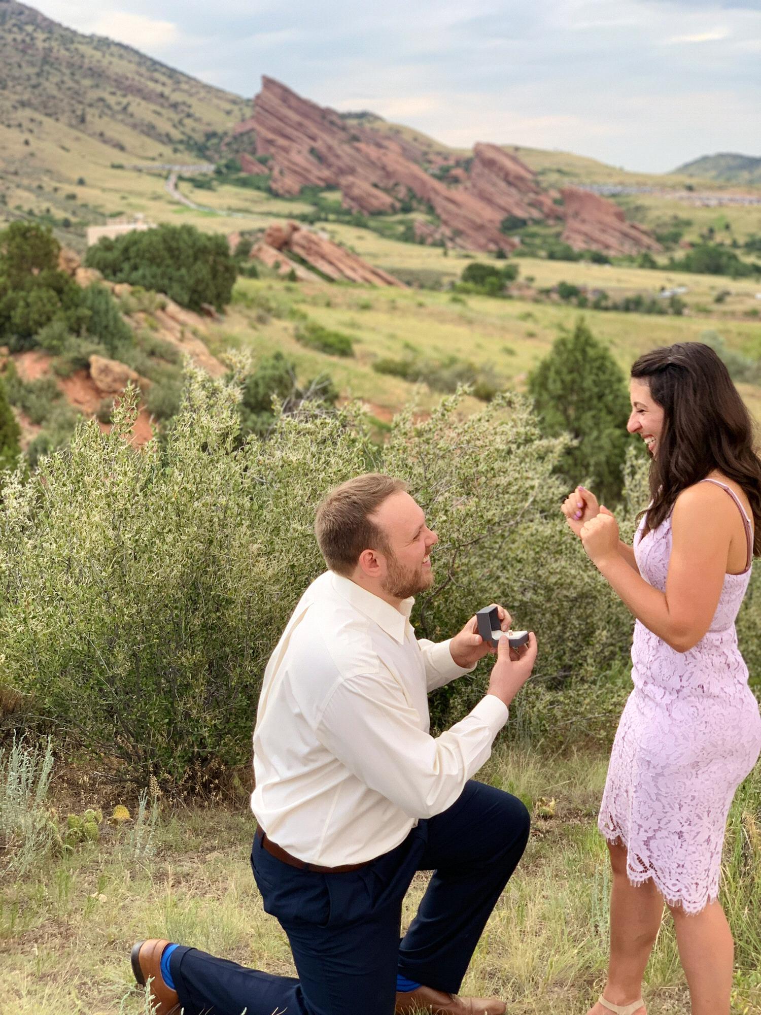 The face you make when you realize you get to spend the rest of your life with your best friend!
