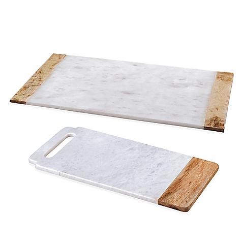 Creative Home Taj Elite 9-Inch x 18-Inch Marble Cutting Board
