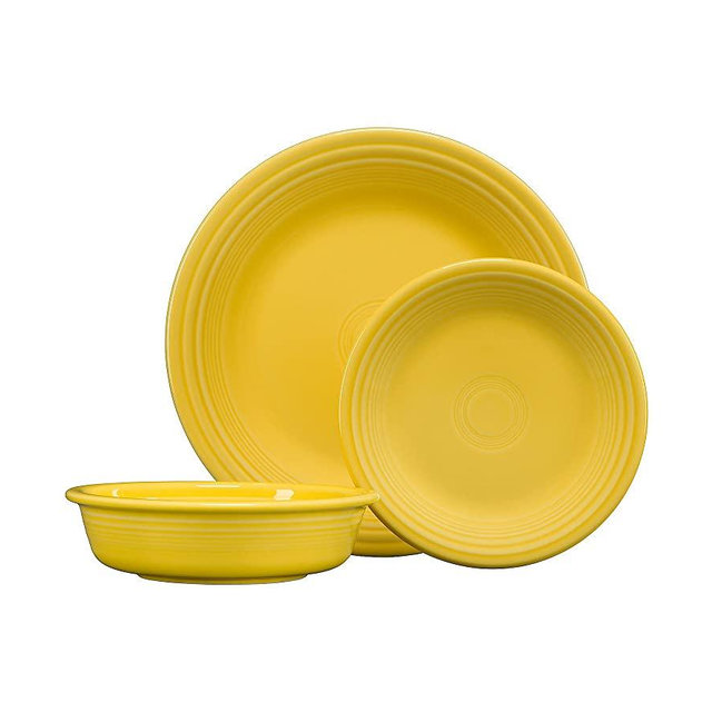 Fiesta 3-Piece Classic Place Setting in Sunflower