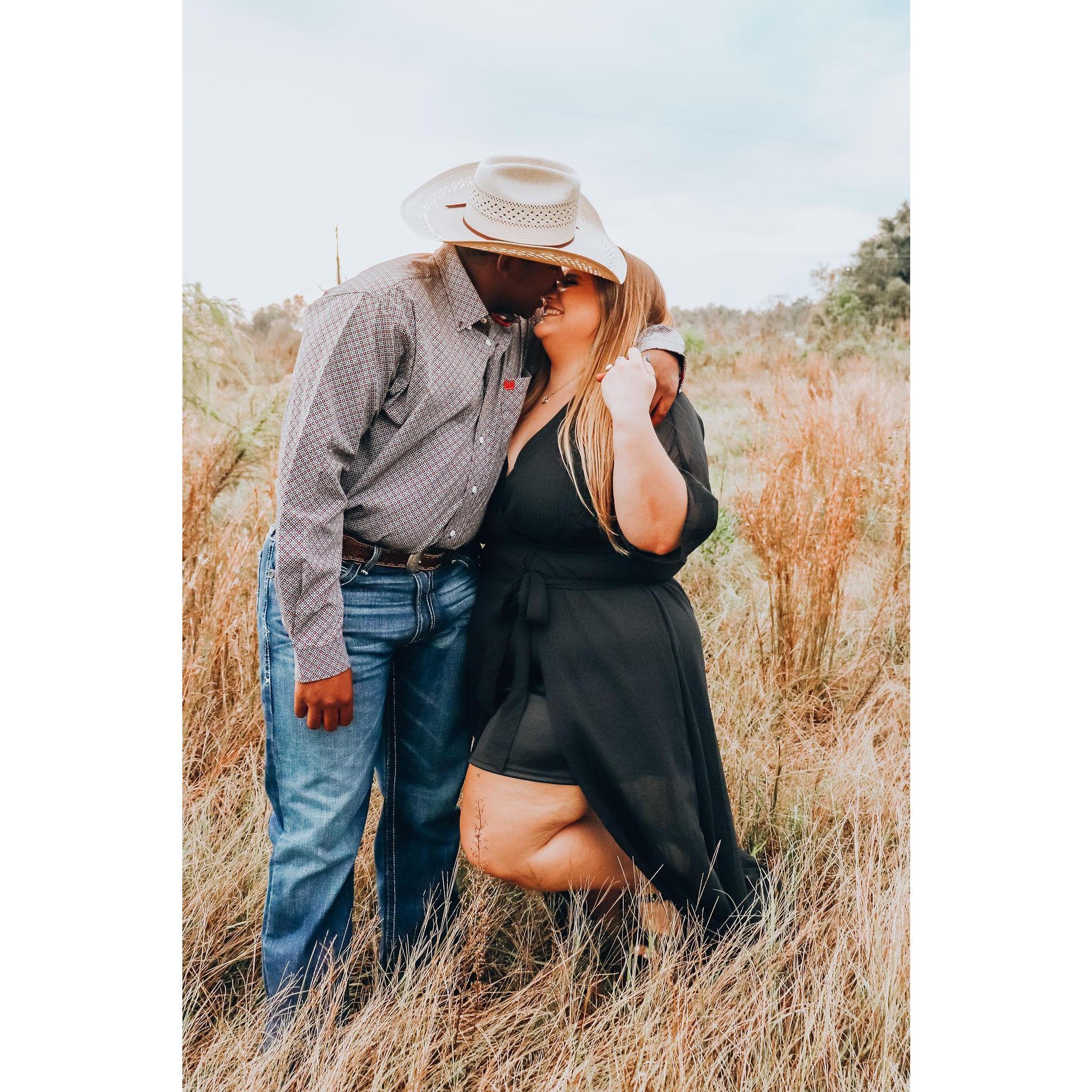 he was trying to bite my nose in this cute candid.