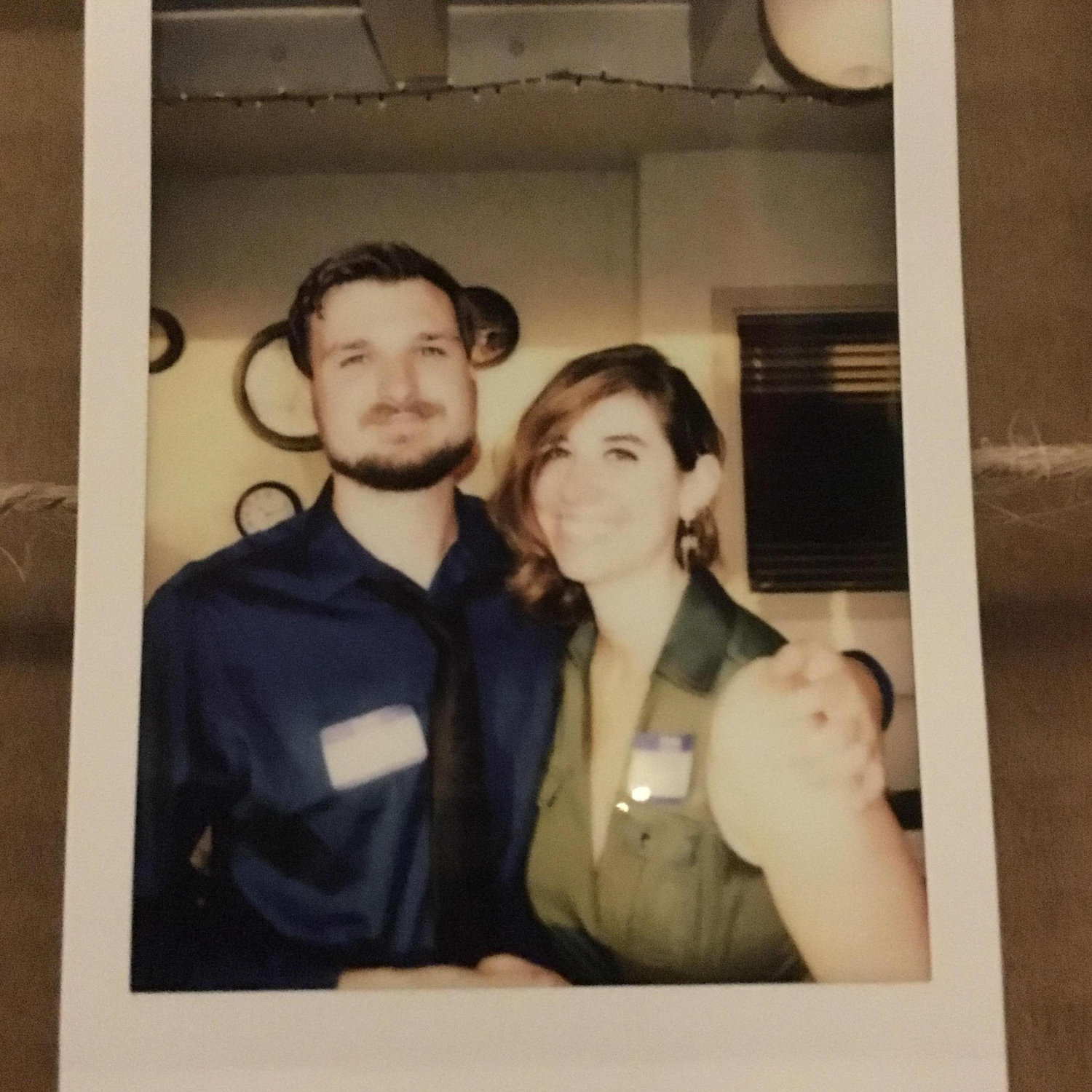 Our first photo together