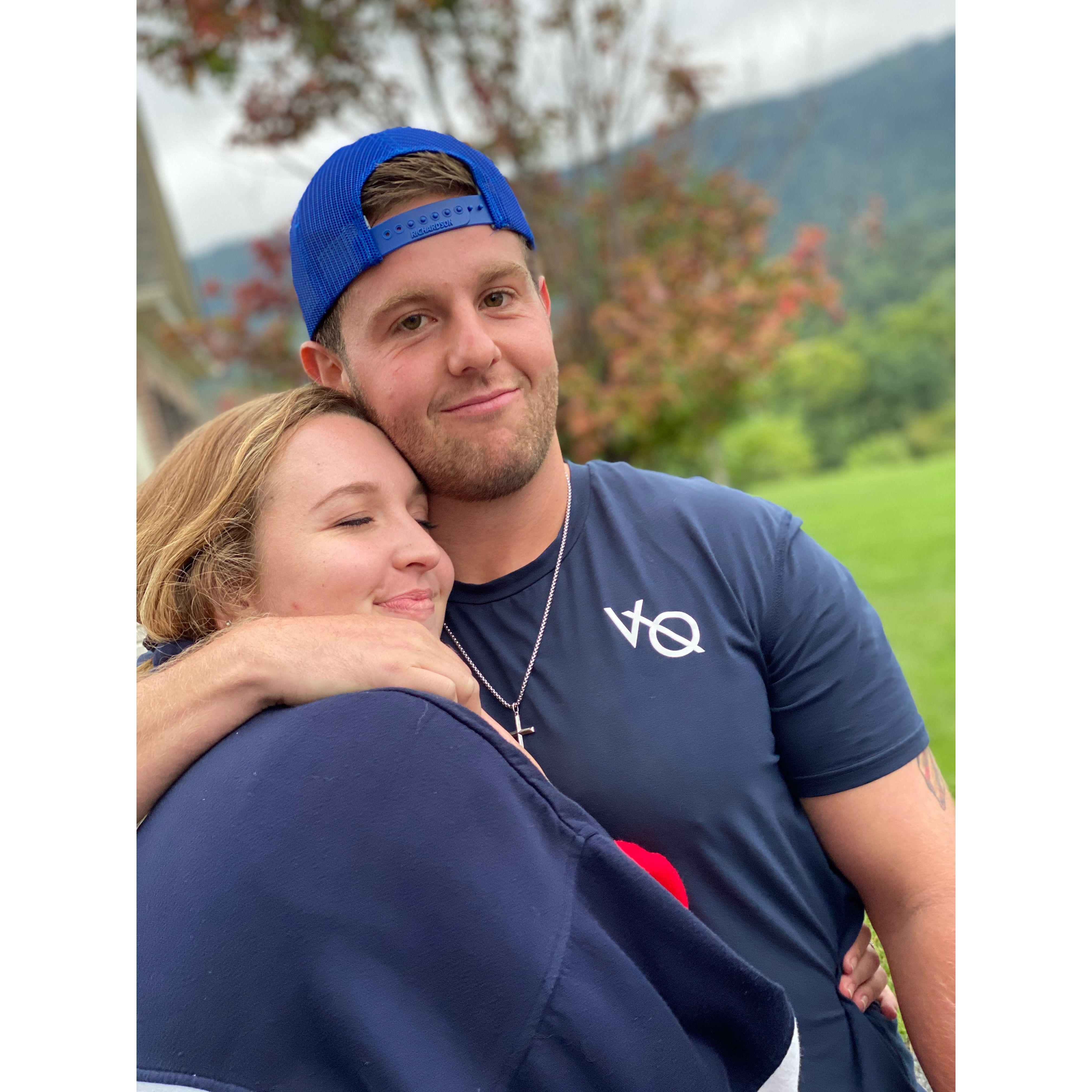 The first night we reconnected!