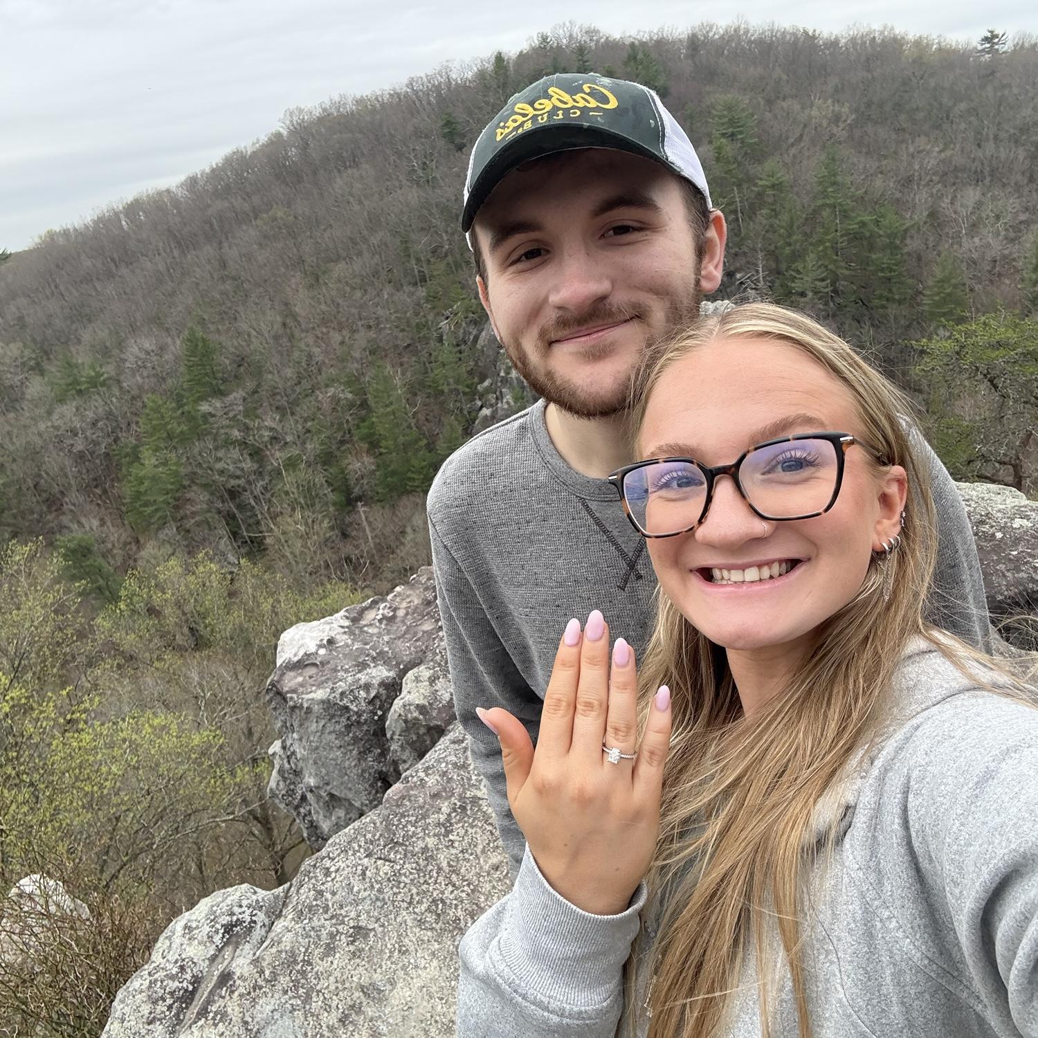 When he asked me to marry him!