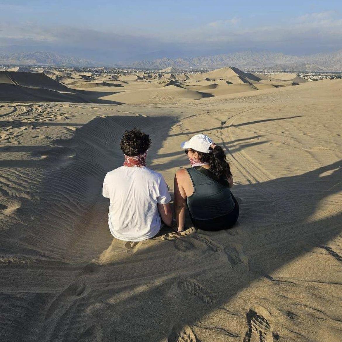 Sand boarding in Huacachina, Peru