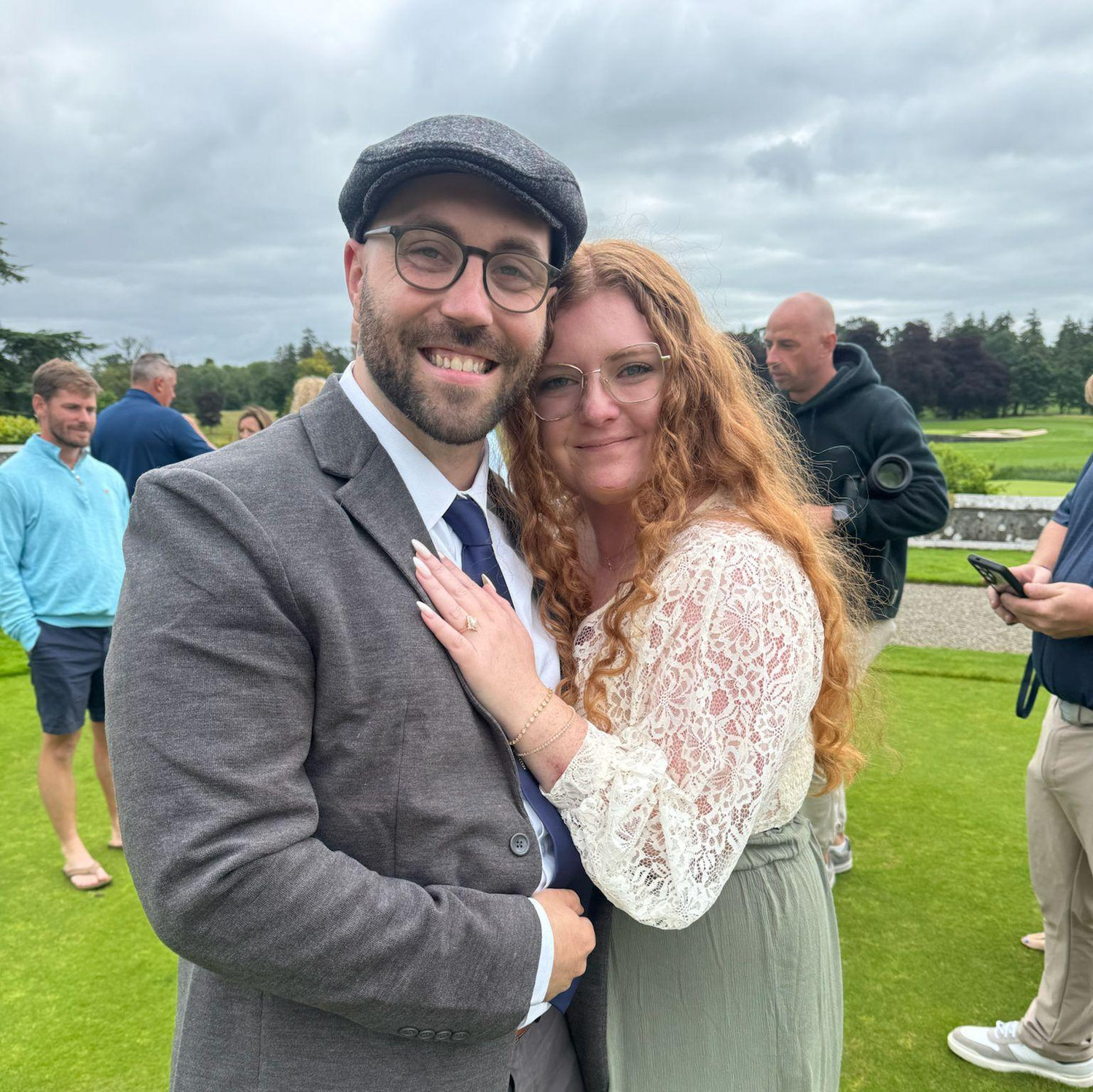 Right after saying "Yes!"
