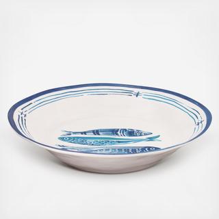 Santorini Melamine Salad Bowl