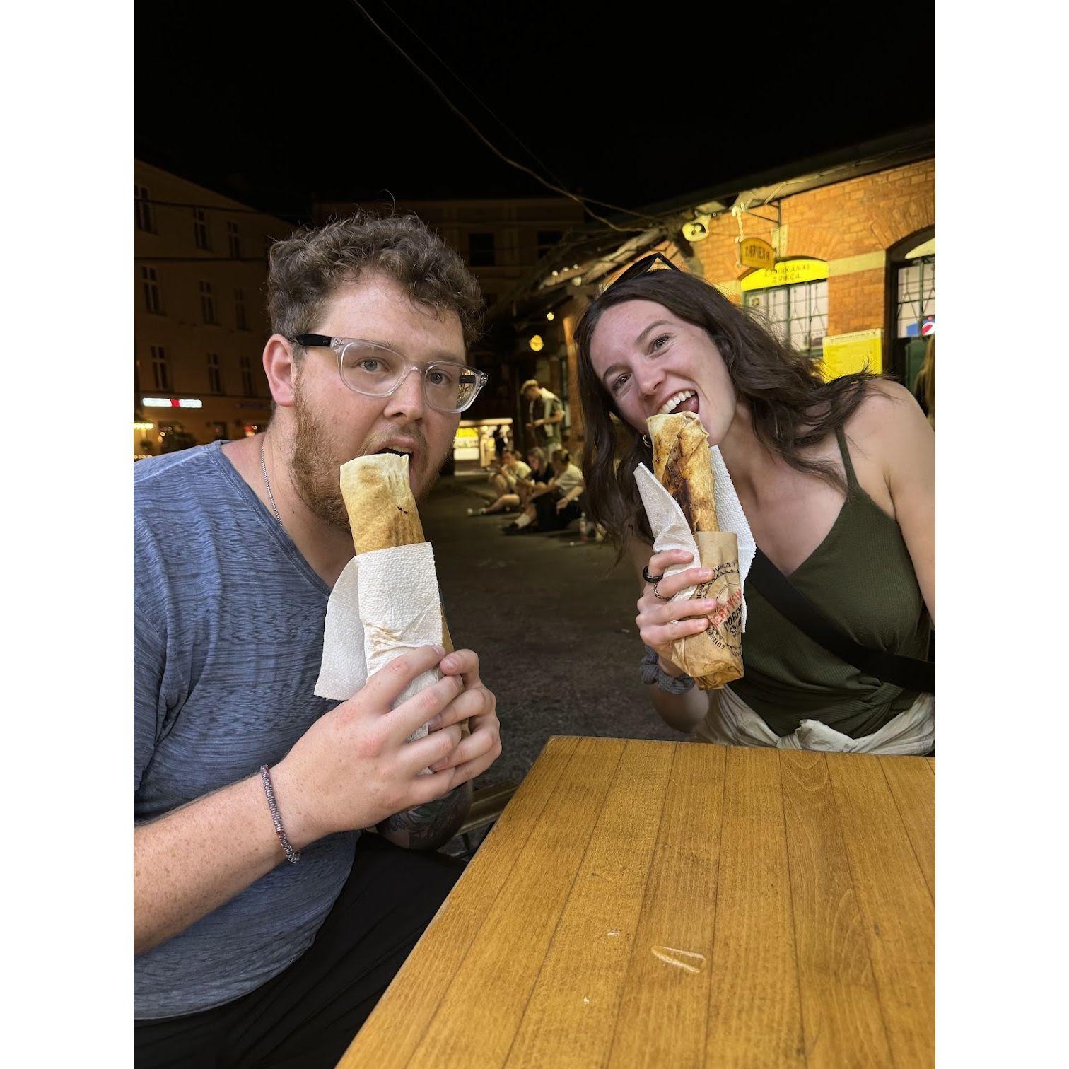 First meal in Krakow