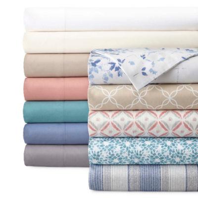 JCPenney Home™ 300tc 100% Cotton Ultra Soft Sheet Sets- Queen