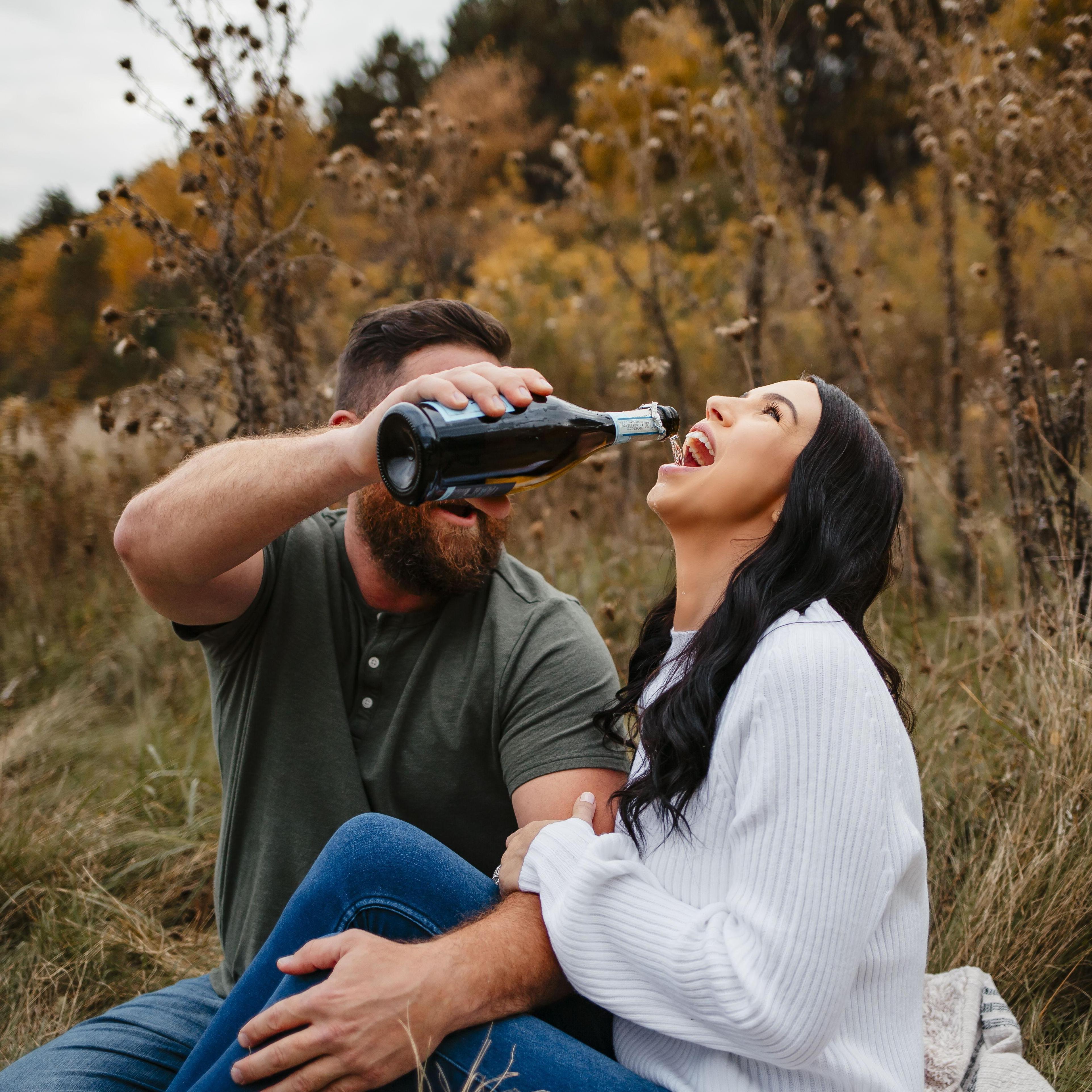 Be prepared for lots of champagne at our wedding!