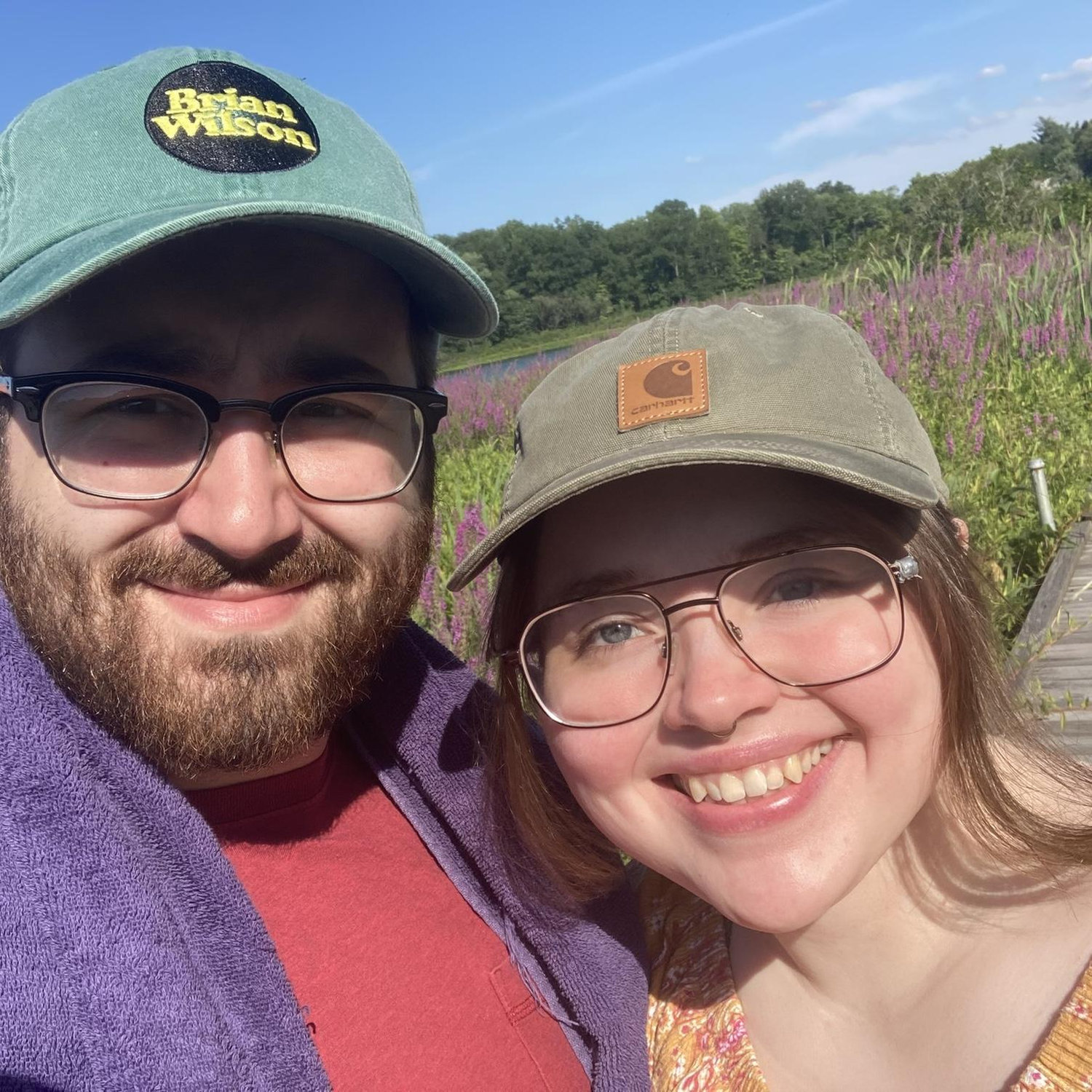 Our first time at Punderson together. Newbury, July 2024.