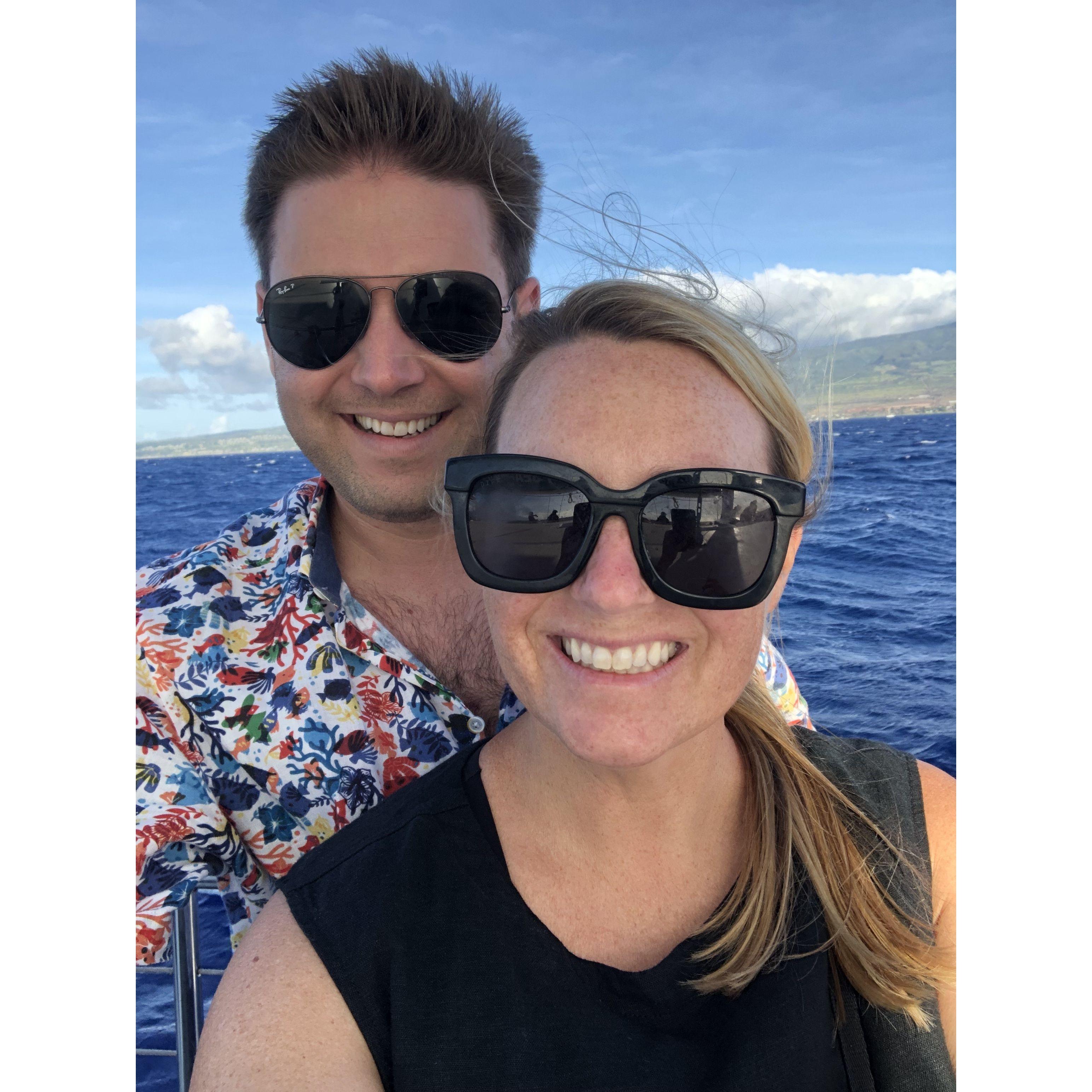 Sunset sail in Maui