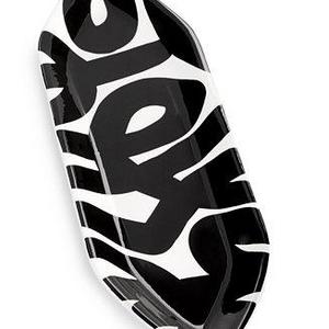 Black Loop De Loo Pointy Platter